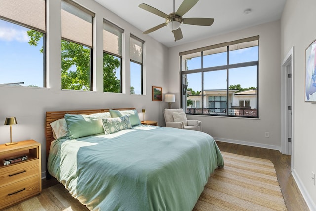1035 Chester Ave Unit 10, Nashville, TN 37206 - bedroom featuring wood finished floors and ceiling fan