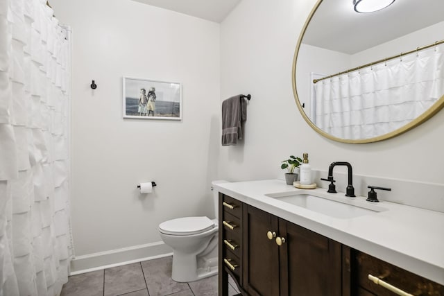 2641 Buckner Rd, Thompsons Station, TN 37179 - full bath featuring vanity, tile patterned flooring, and a shower with curtain