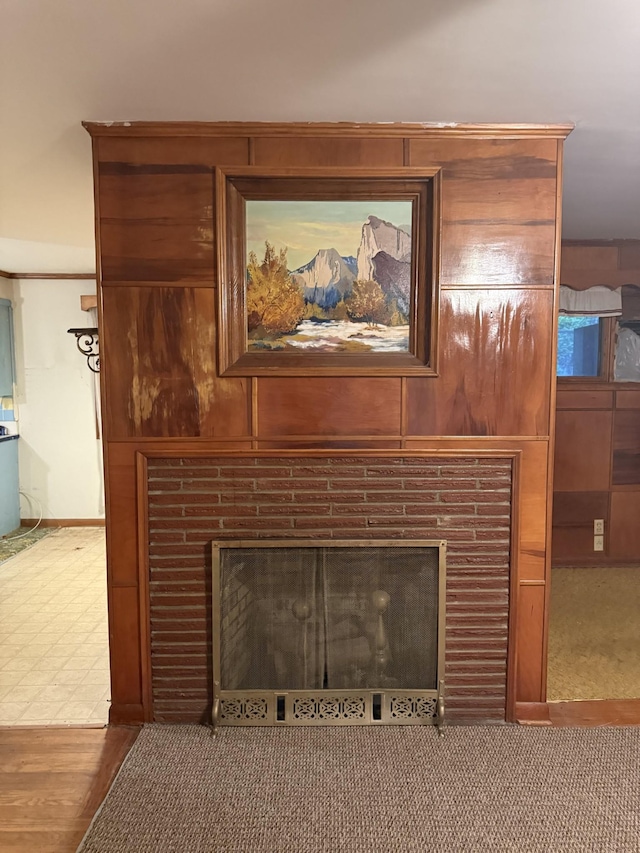 887 Elwood Dr, Clarksville, TN 37040 - detailed view of a fireplace