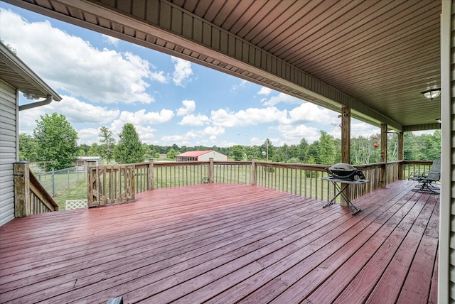 125 Clarence Lee Rd, Lancing, TN 37770 - deck featuring grilling area