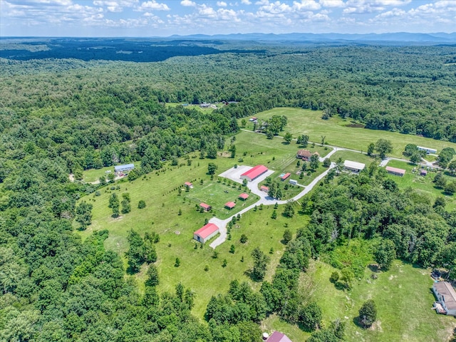 125 Clarence Lee Rd, Lancing, TN 37770 - aerial view of a heavily wooded area