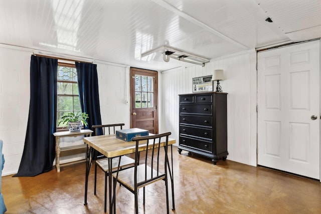 6002 Temple Rd, Nashville, TN 37221 - dining room featuring finished concrete flooring