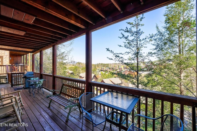 849 Golf View Blvd, Pigeon Forge, TN 37863 - deck with grilling area