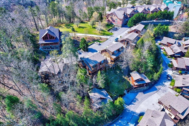 849 Golf View Blvd, Pigeon Forge, TN 37863 - aerial view of property and surrounding area featuring nearby suburban area