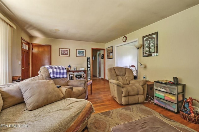 110 Clark Ave, Jamestown, TN 38556 - living room with wood finished floors