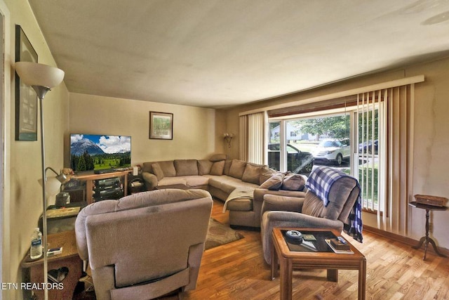 110 Clark Ave, Jamestown, TN 38556 - living area with wood finished floors