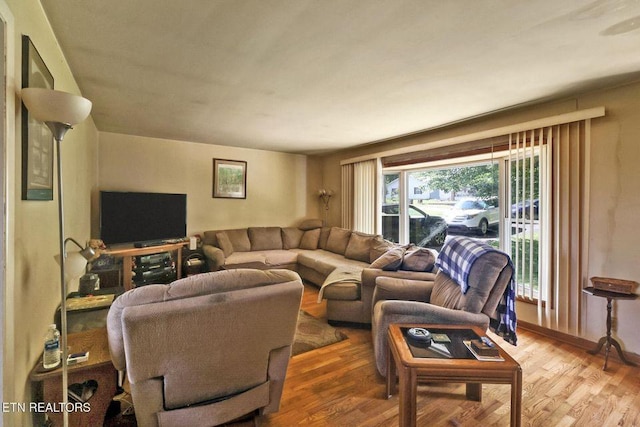 110 Clark Ave, Jamestown, TN 38556 - living room with wood finished floors