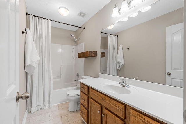 3792 Cindy Jo Dr N, Clarksville, TN 37040 - full bathroom featuring vanity, shower / bath combo, and marble finish flooring
