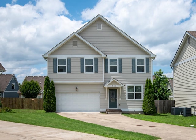708 Ellie Dr, Madison, TN 37115 - traditional-style house with a garage and concrete driveway