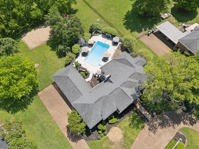 223 Kennett Rd, Old Hickory, TN 37138 - aerial view of a pool area