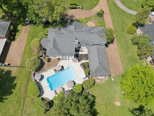 223 Kennett Rd, Old Hickory, TN 37138 - aerial view of a pool