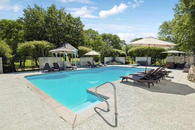 223 Kennett Rd, Old Hickory, TN 37138 - view of pool with a patio area