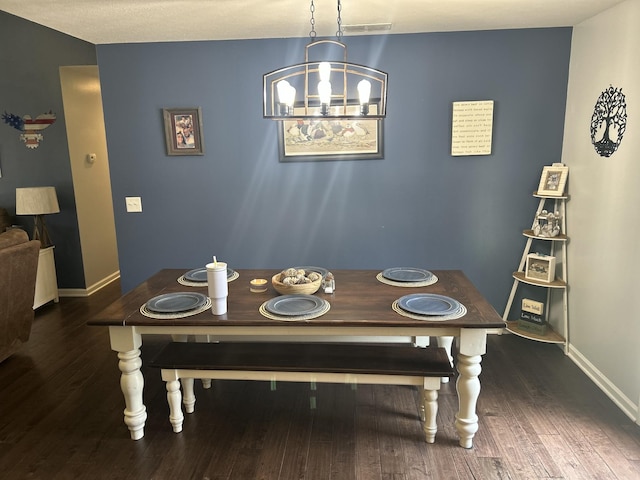 49 Rebecca Ln W, Estill Springs, TN 37330 - dining area featuring wood finished floors and a chandelier