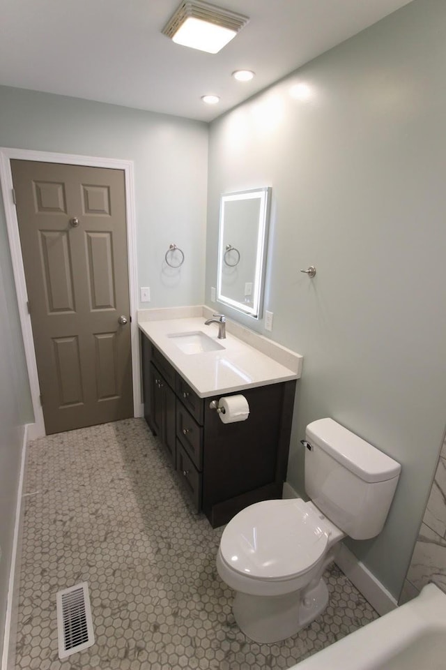 762 Austin Bottom Rd, Baxter, TN 38544 - bathroom featuring vanity and recessed lighting