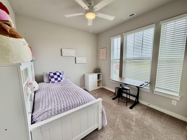 1229 Inverness Pass, Lebanon, TN 37087 - bedroom featuring carpet flooring and a ceiling fan