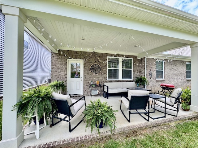 1229 Inverness Pass, Lebanon, TN 37087 - view of patio featuring an outdoor living space
