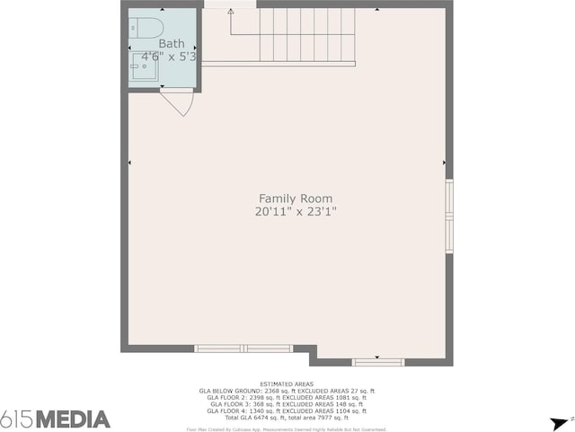 8217 W Chase Ct, Nashville, TN 37221 - view of room layout