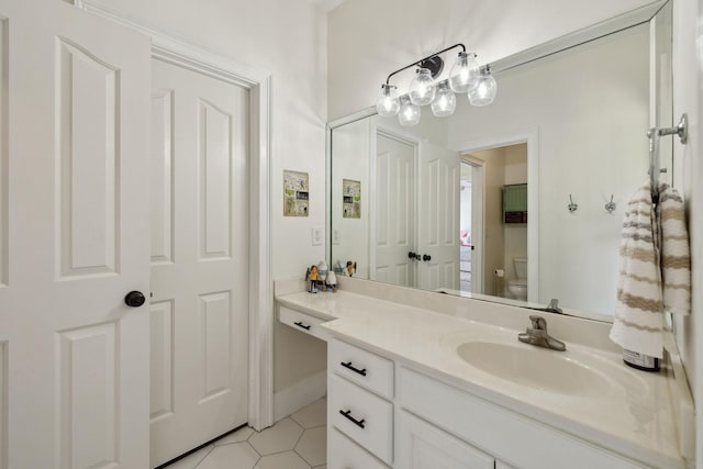8217 W Chase Ct, Nashville, TN 37221 - bathroom featuring vanity and tile patterned floors