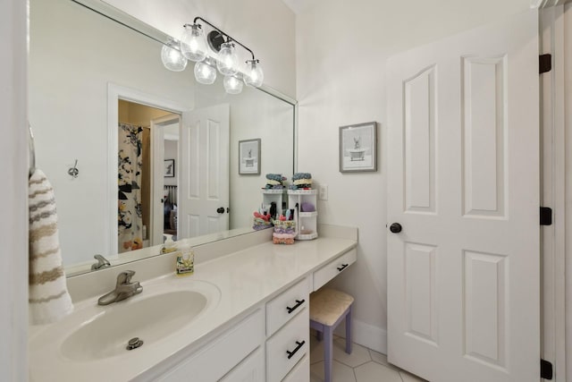 8217 W Chase Ct, Nashville, TN 37221 - bathroom featuring vanity and tile patterned floors
