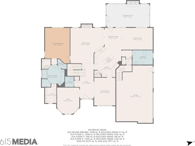 8217 W Chase Ct, Nashville, TN 37221 - view of room layout