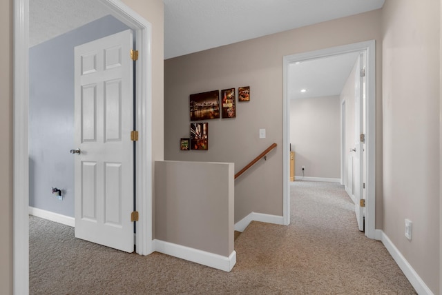 939 Wing Tip Cir, Hopkinsville, KY 42240 - corridor featuring an upstairs landing, carpet, and recessed lighting