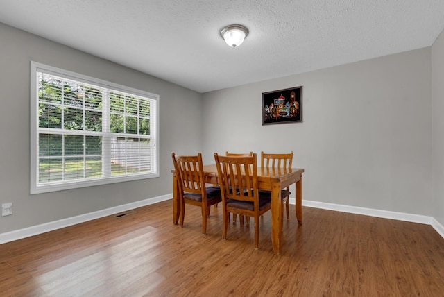 939 Wing Tip Cir, Hopkinsville, KY 42240 - dining area featuring wood finished floors and a textured ceiling