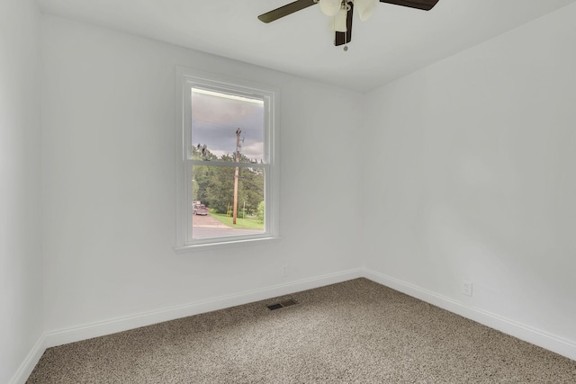 4921 Shihmen Dr, Antioch, TN 37013 - carpeted spare room featuring baseboards and ceiling fan