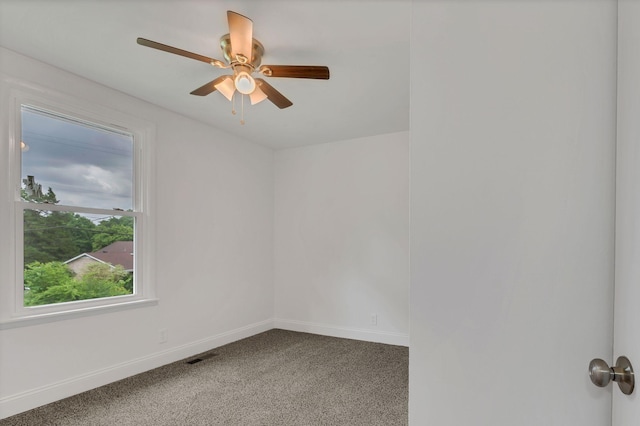 4921 Shihmen Dr, Antioch, TN 37013 - carpeted spare room featuring a ceiling fan and baseboards