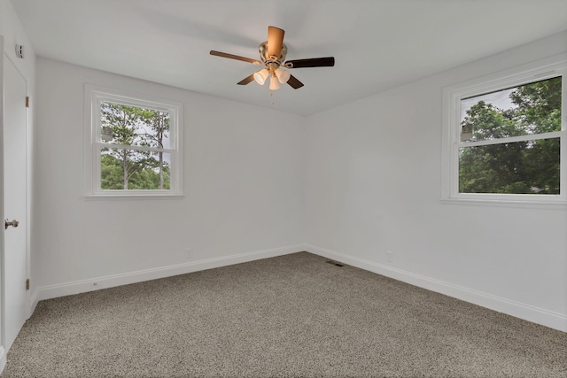 4921 Shihmen Dr, Antioch, TN 37013 - carpeted empty room featuring a ceiling fan and baseboards
