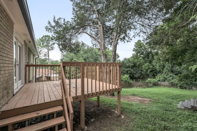 4921 Shihmen Dr, Antioch, TN 37013 - wooden terrace with a fenced backyard