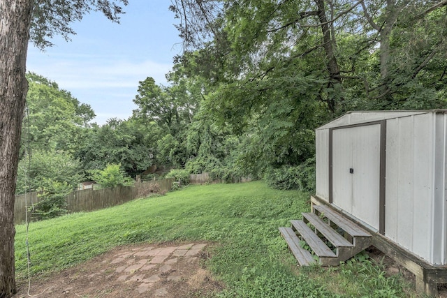4921 Shihmen Dr, Antioch, TN 37013 - view of yard featuring a shed