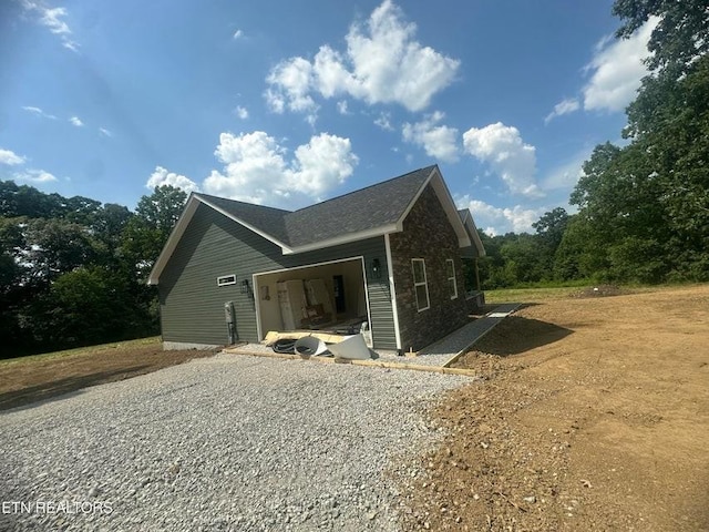 250 Old Grimsley Ct, Grimsley, TN 38565 - view of home's exterior with driveway