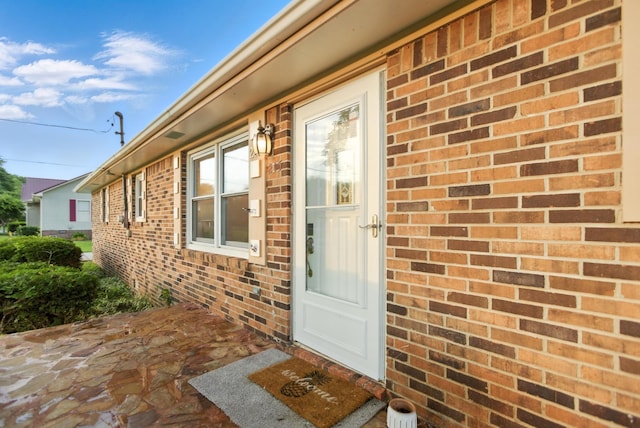 215 Patrick St, Estill Springs, TN 37330 - property entrance with brick siding