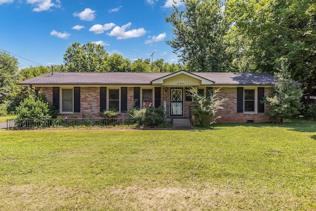 1011 S Baird Ln, Murfreesboro, TN 37130 - ranch-style home with brick siding and a shingled roof
