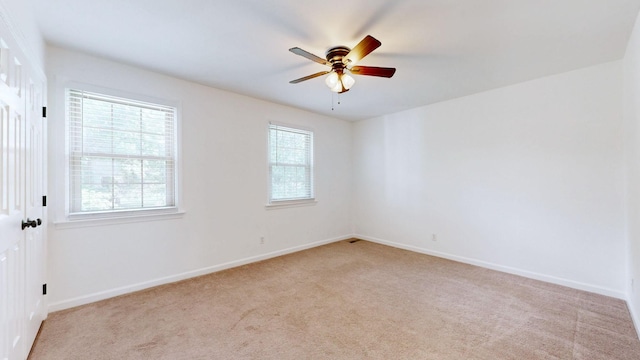 1002 E Northfield Blvd Unit G105, Murfreesboro, TN 37130 - unfurnished room with light carpet and ceiling fan