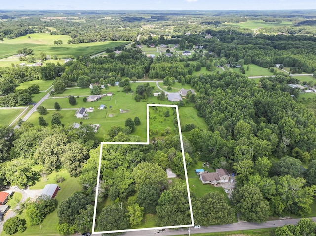 2200 Rawls Rd, Greenbrier, TN 37073 - aerial view of property's location featuring property parcel outlined