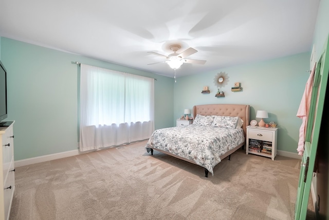 509 Iris Ave, Murfreesboro, TN 37128 - carpeted bedroom with baseboards and ceiling fan