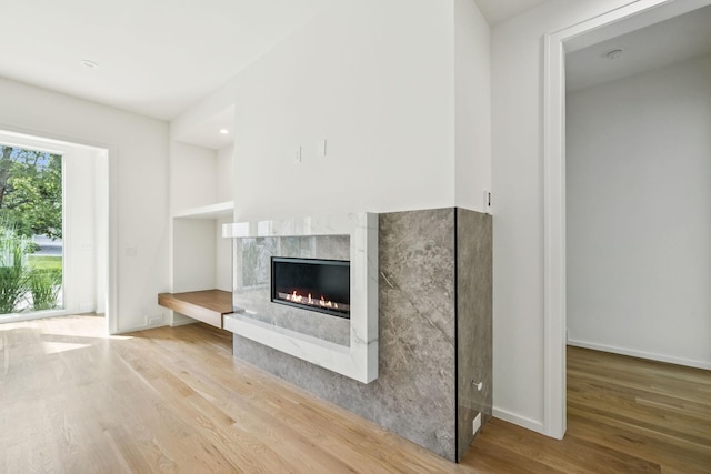 4045 Outer Dr, Nashville, TN 37204 - detailed view of wood finished floors and a fireplace