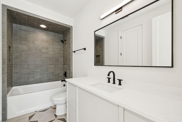 4045 Outer Dr, Nashville, TN 37204 - bathroom featuring vanity and shower / bathtub combination
