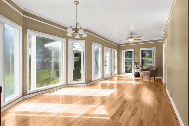 1903 Palmer Dr, Springfield, TN 37172 - unfurnished sunroom featuring plenty of natural light, hardwood / wood-style floors, and ornamental molding
