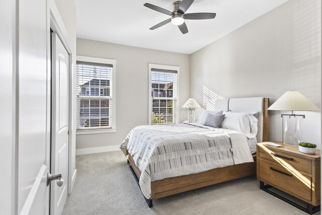 2030 Oliver Dr, Mount Juliet, TN 37122 - carpeted bedroom featuring baseboards and a ceiling fan