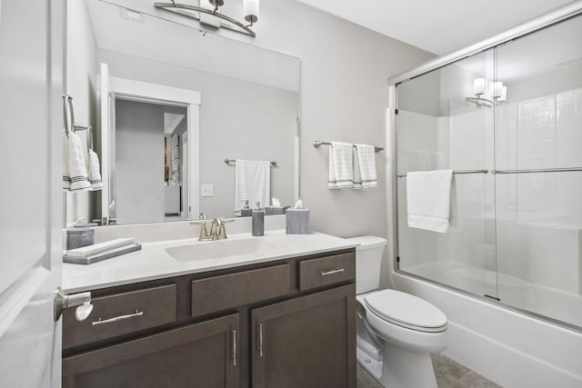 2030 Oliver Dr, Mount Juliet, TN 37122 - full bath with vanity, combined bath / shower with glass door, and tile patterned floors