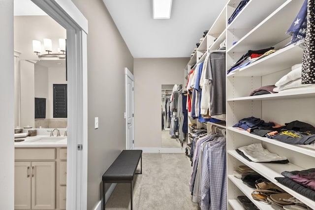 2030 Oliver Dr, Mount Juliet, TN 37122 - spacious closet featuring a sink and light colored carpet