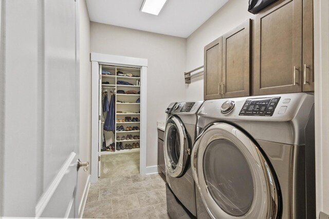 2030 Oliver Dr, Mount Juliet, TN 37122 - laundry room featuring separate washer and dryer and cabinet space