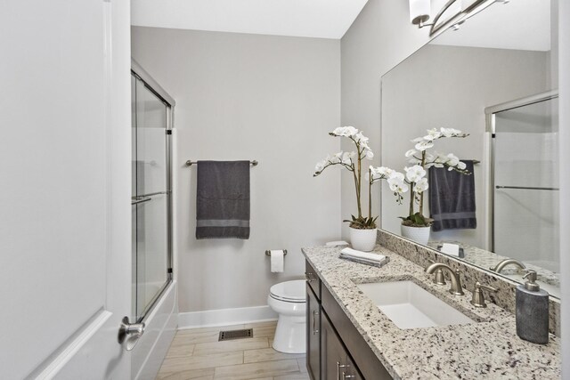 2030 Oliver Dr, Mount Juliet, TN 37122 - bathroom with vanity and enclosed tub / shower combo