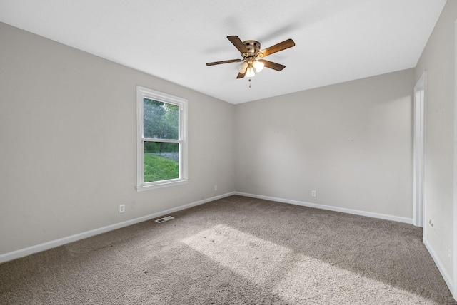 712 Green Valley Ct, Clarksville, TN 37042 - carpeted empty room featuring ceiling fan and baseboards