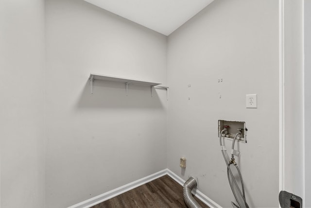 712 Green Valley Ct, Clarksville, TN 37042 - laundry area with hookup for a washing machine and dark wood finished floors