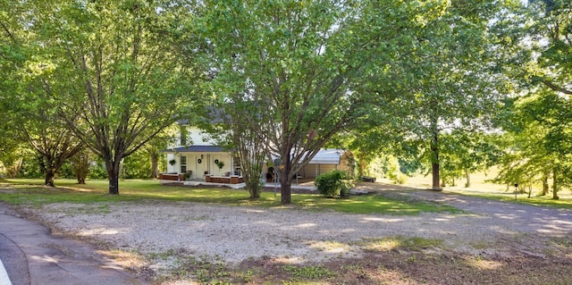 1885 N Soules Chapel Rd, Cunningham, TN 37052 - view of property hidden behind natural elements with covered porch