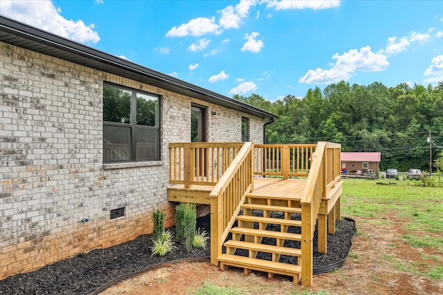 226 Elmwood Dr, Rock Island, TN 38581 - wooden deck featuring stairs