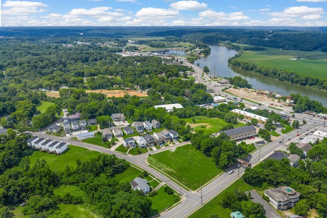 76 W High St, Clarksville, TN 37040 - aerial view of property's location with a large body of water